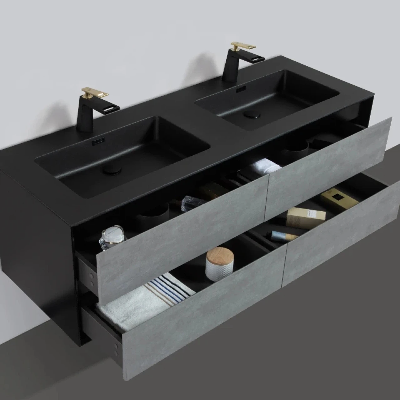 Double Sink Bathroom cabinet drawers Double Sink Bathroom cabinet drawers
