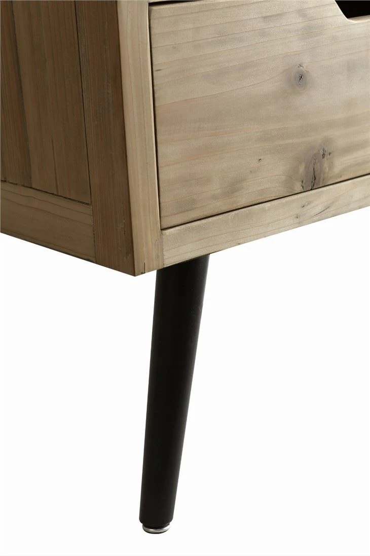 Simple Single Style Antique Wood Bathroom Dressing Table
