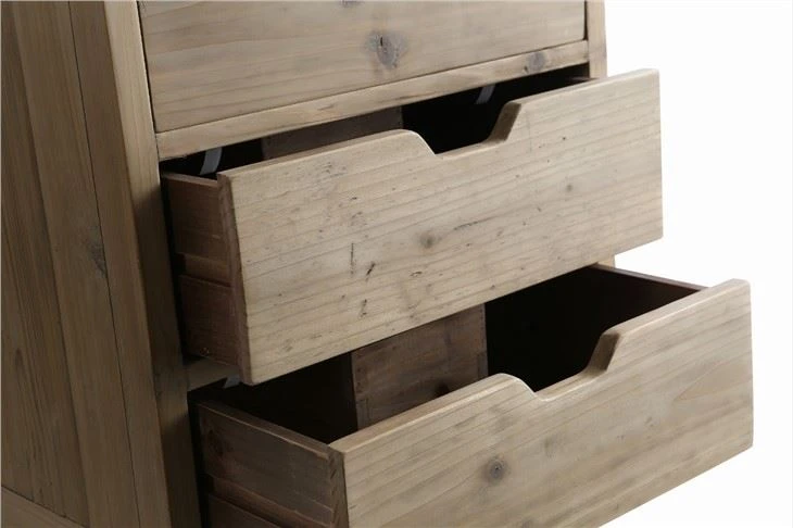 Simple Single Style Antique Wood Bathroom Dressing Table