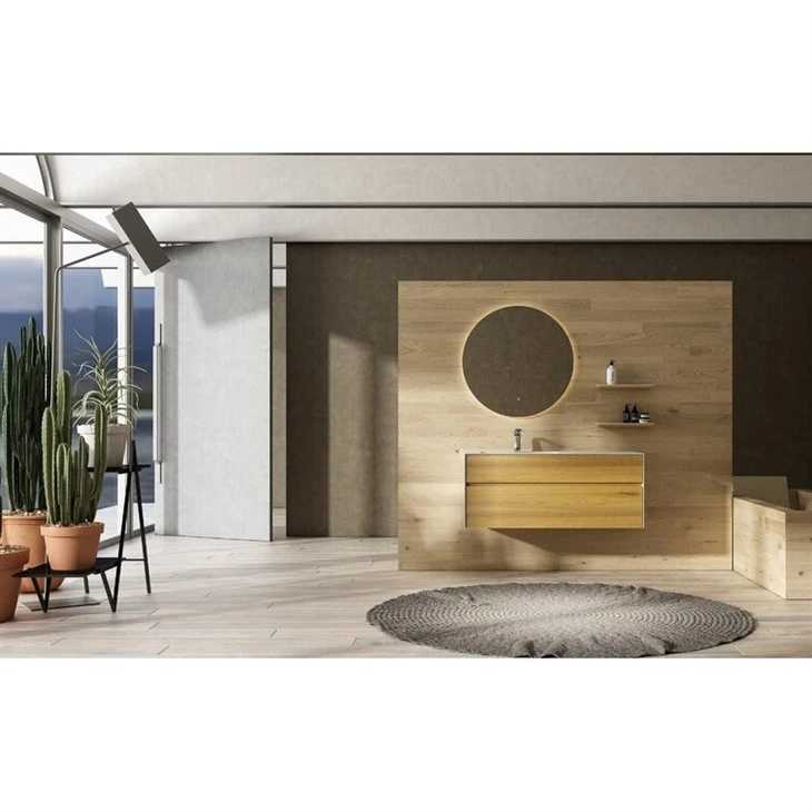 Wall-Mounted Single Bathroom Vanity Set