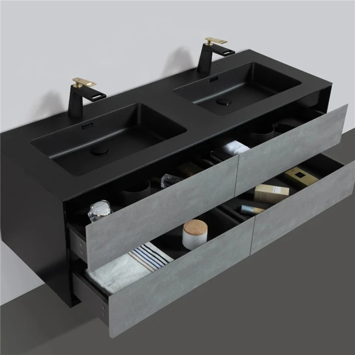 Double Sink Bathroom cabinet  drawers